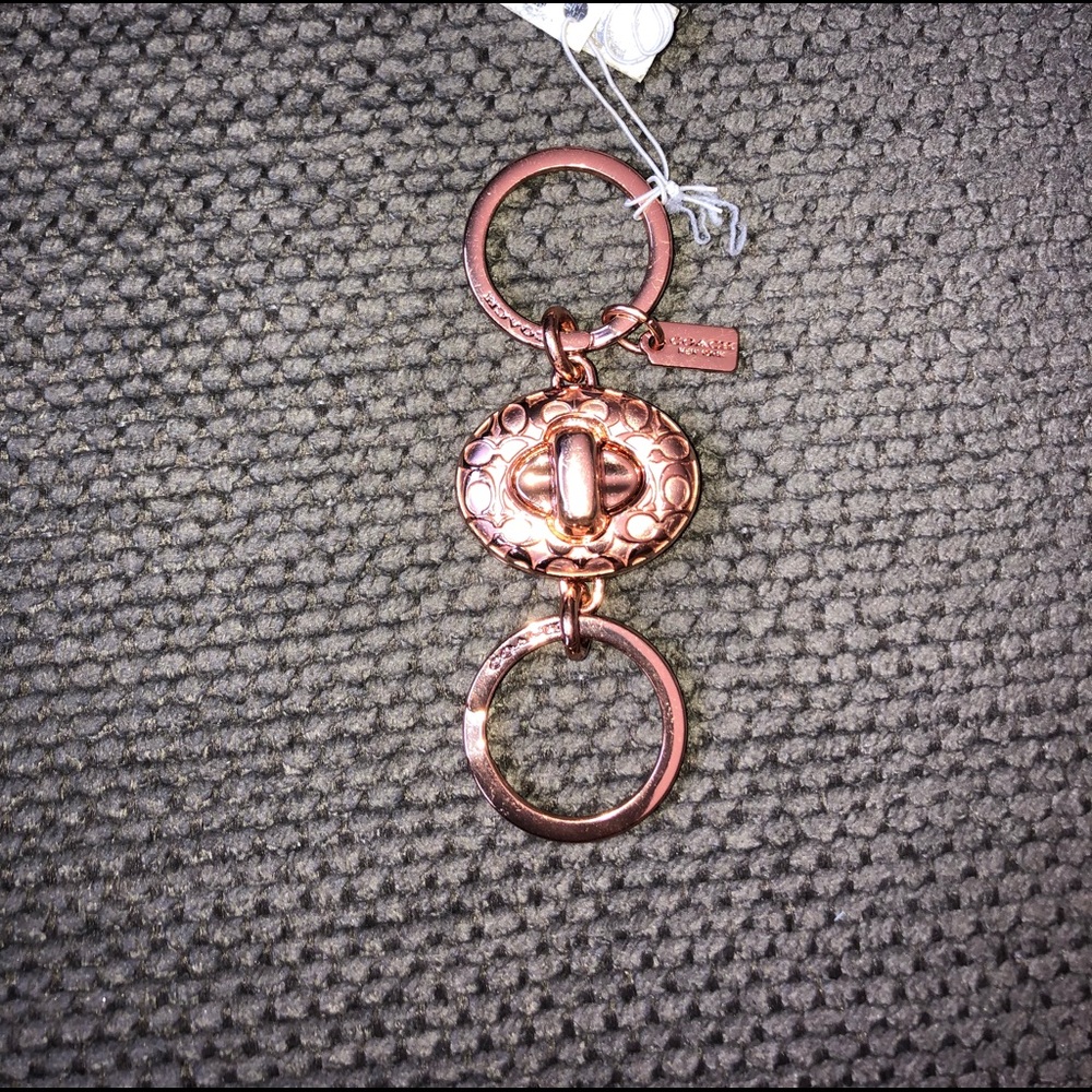 Authentic coach keychain